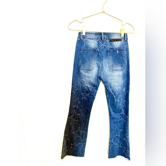 Stella McCartney Star Distressed flare  Jeans - Picture 7 of 8